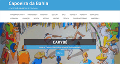 Desktop Screenshot of capoeiradabahia.portalcapoeira.com