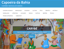 Tablet Screenshot of capoeiradabahia.portalcapoeira.com