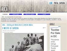 Tablet Screenshot of abca.portalcapoeira.com